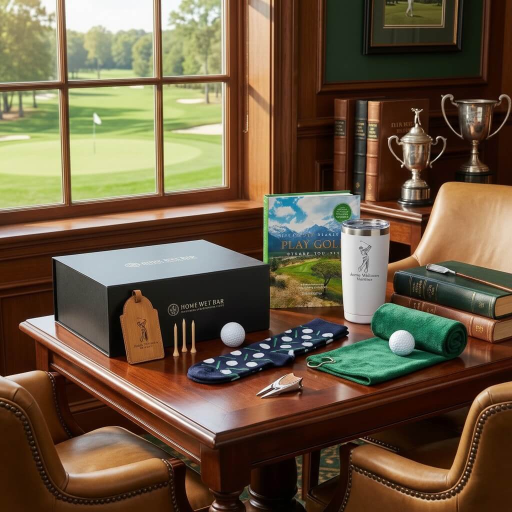 Golf gift basket country club