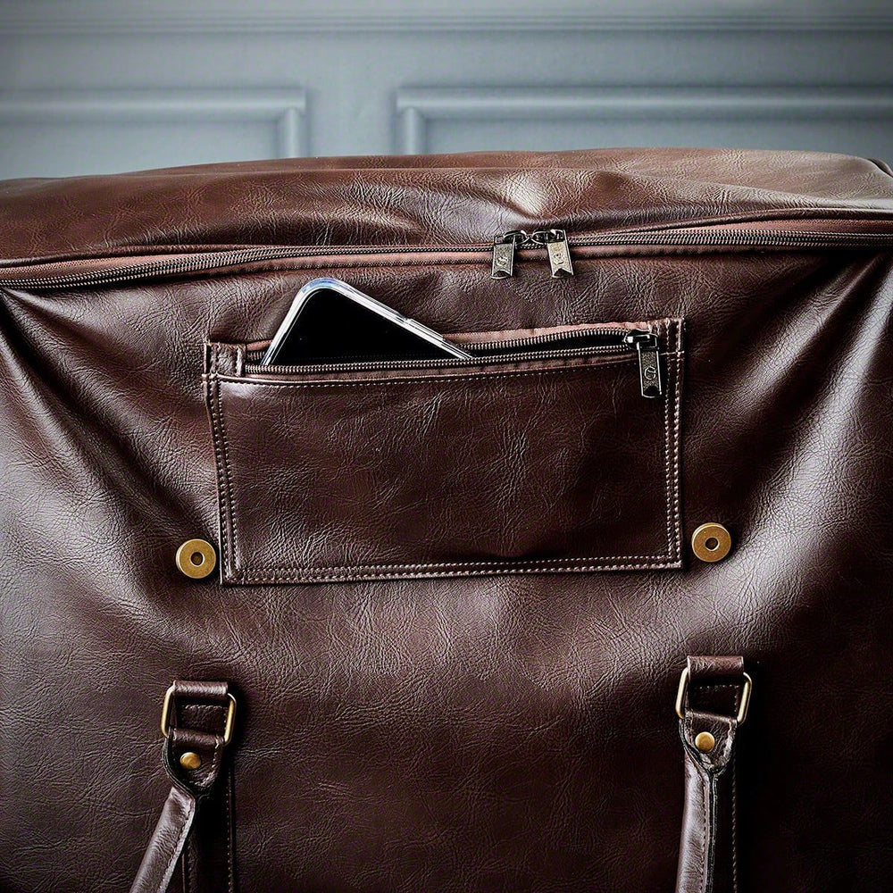 SUEDE BAG WITH TRICK 37 WHISKEY