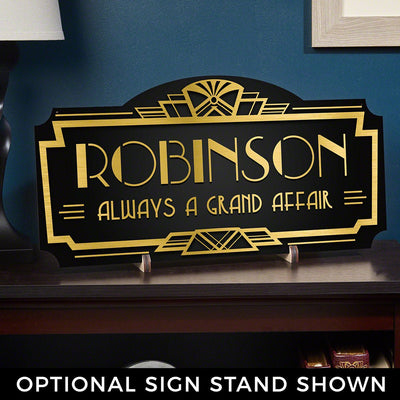 Great Gatsby Custom Sign