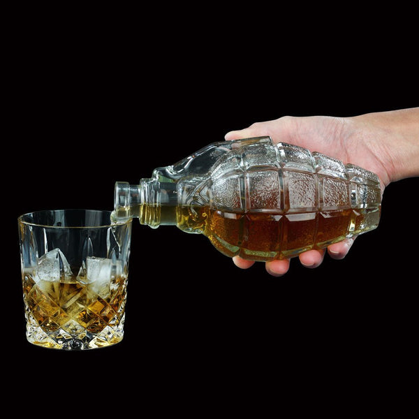 Carafe Whisky En Forme De Grenade – Design Militaire US Marine Corps – 300 Ml – Cadeau Vétéran