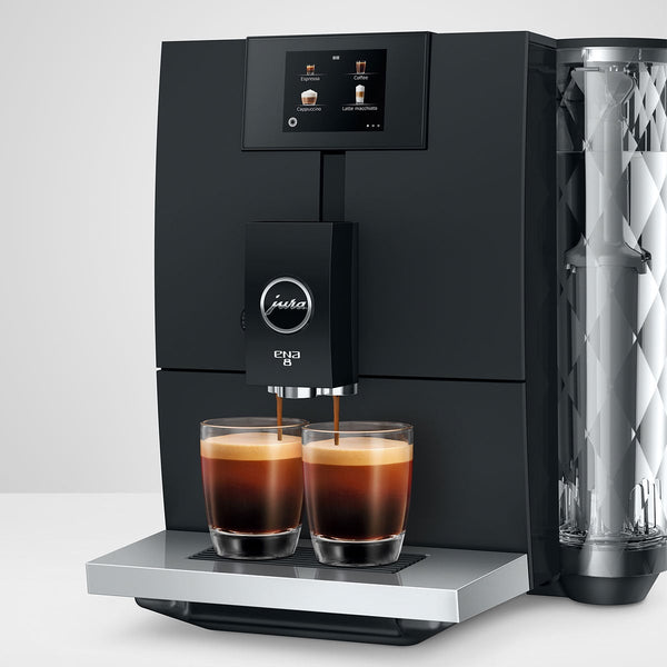 JURA ENA 8 Fully Automatic Espresso Machine, Metropolitan Black