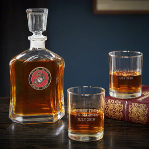 Marine Decanter + Two Glasses
