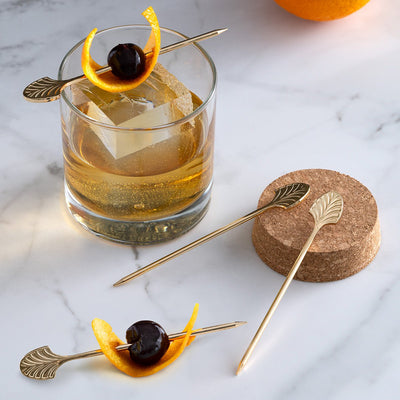 Monaco Cocktail Picks, Gold