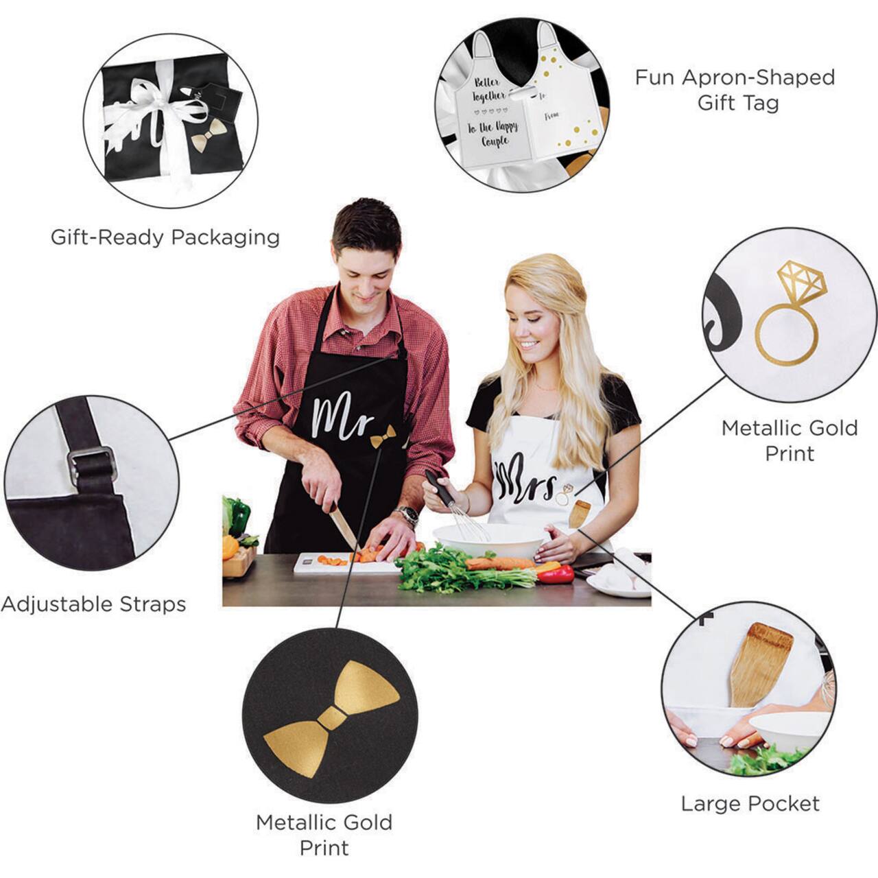 Mr. & Mrs. Aprons, Engagement Gift