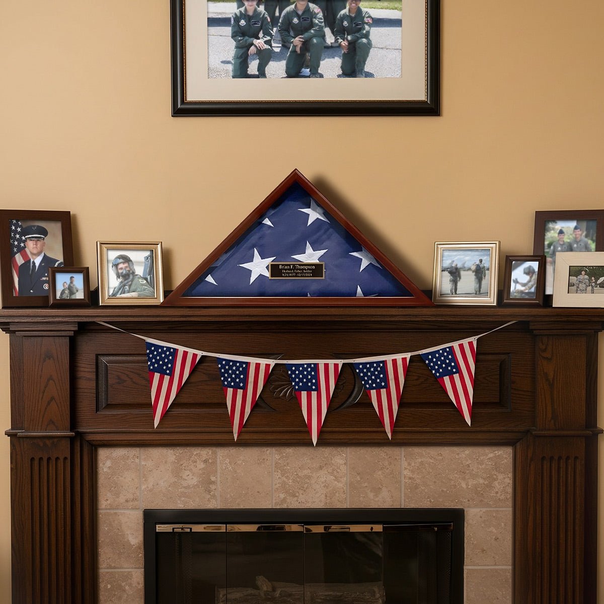 Name Plate for Flag Case