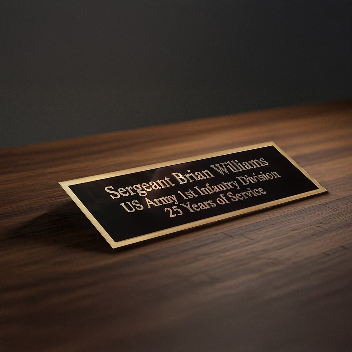 Name Plate for Flag Case