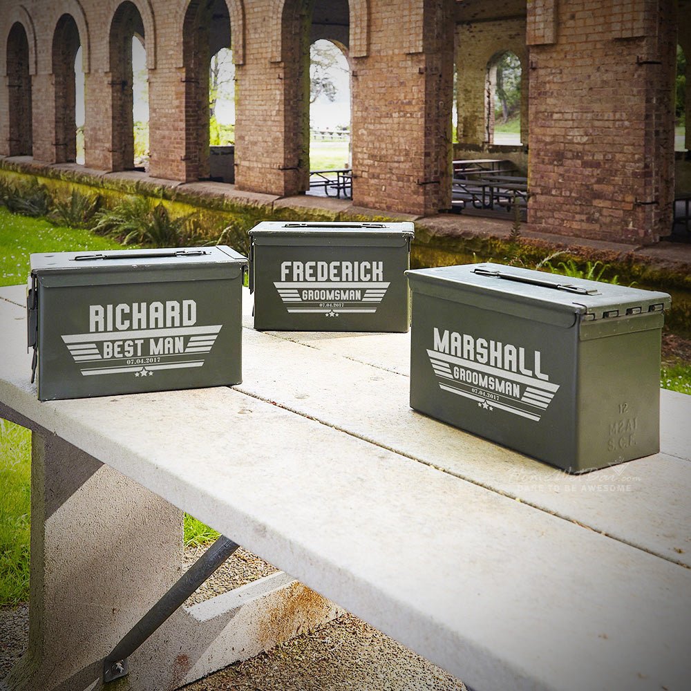 Personalized 50 Cal Military Ammo Can