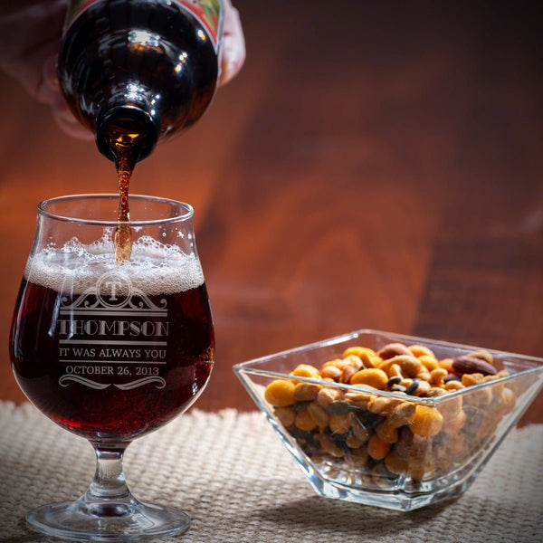 Personalized Beer Snifter Set of 4