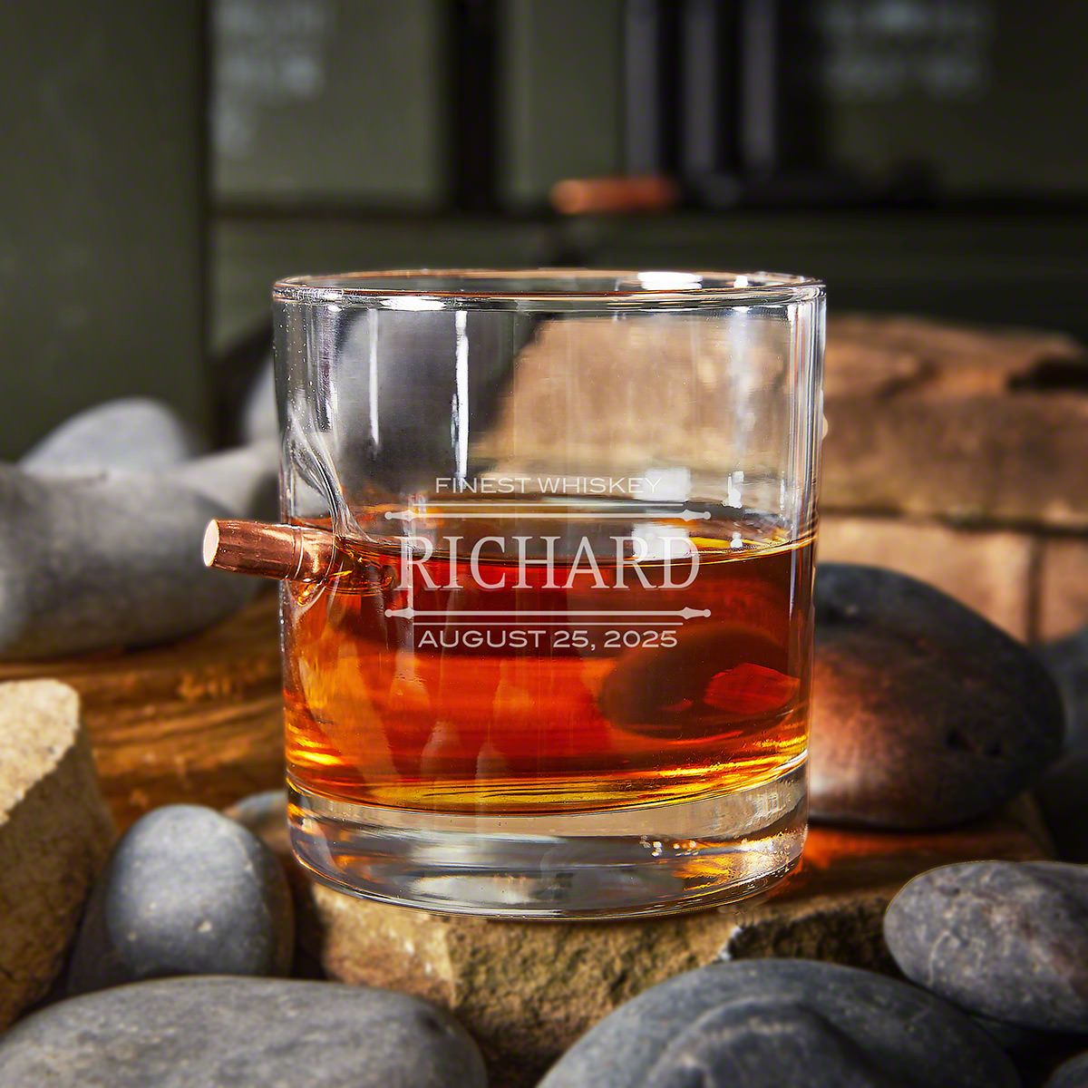 Personalized Bullet Glass