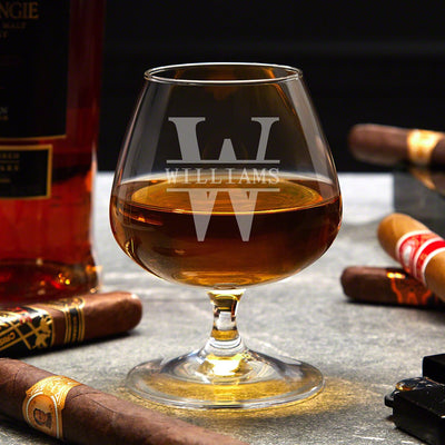 Personalized Cognac Brandy Snifter