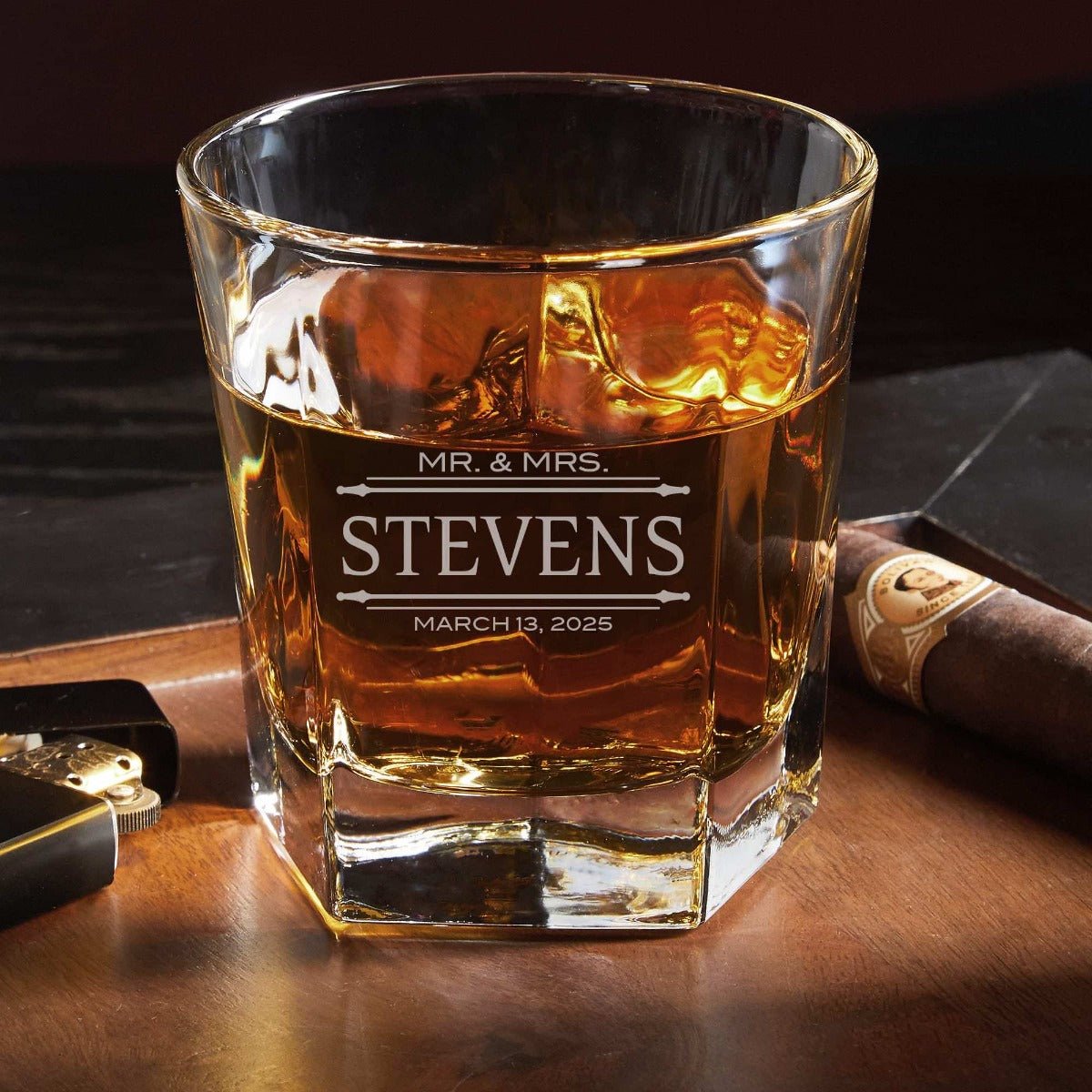 Personalized Colchester Whiskey Glass