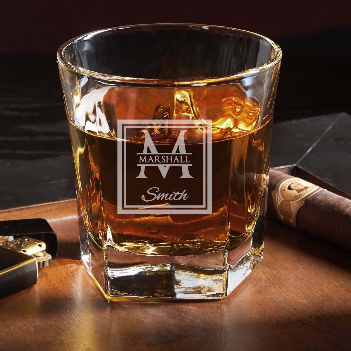 Personalized Colchester Whiskey Glass