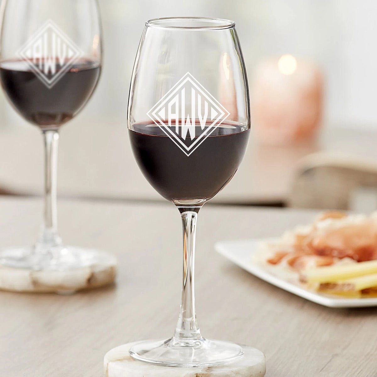 Personalized Custom Wine Glasses - Set of 4