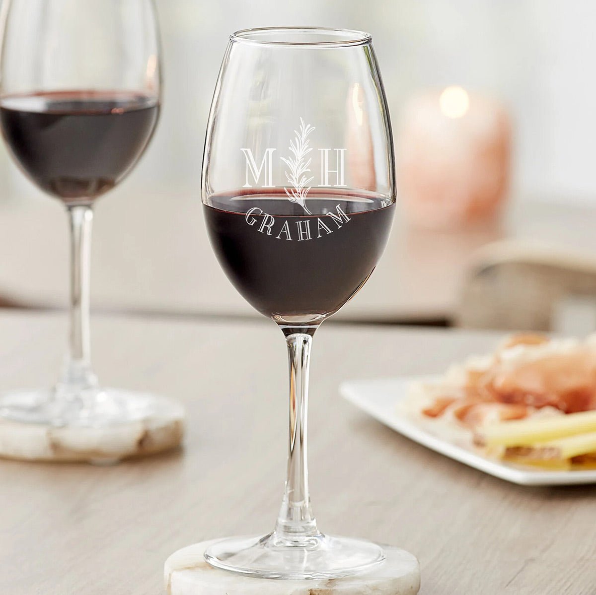 Personalized Custom Wine Glasses - Set of 4