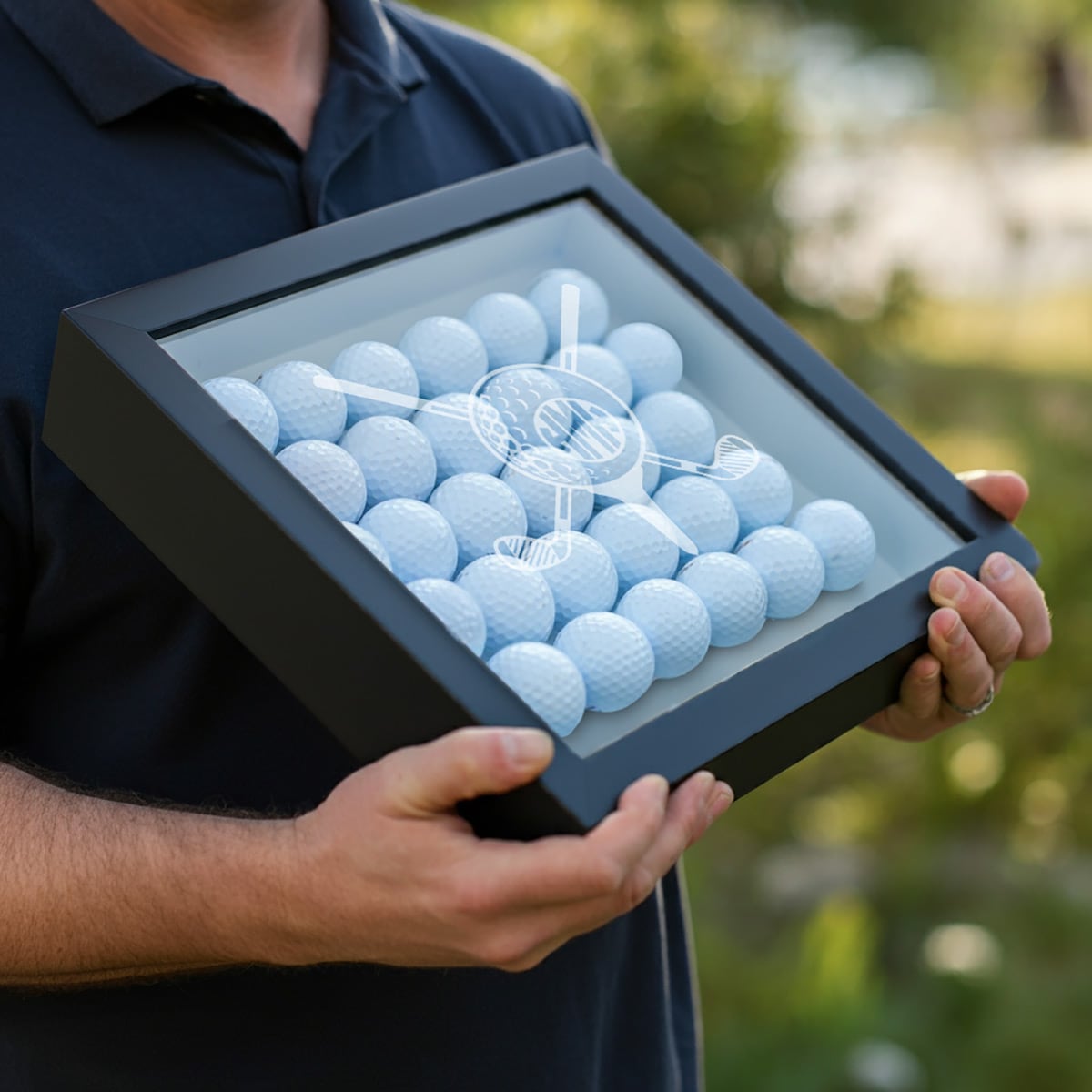 Tee It Up Personalized Shadow Box