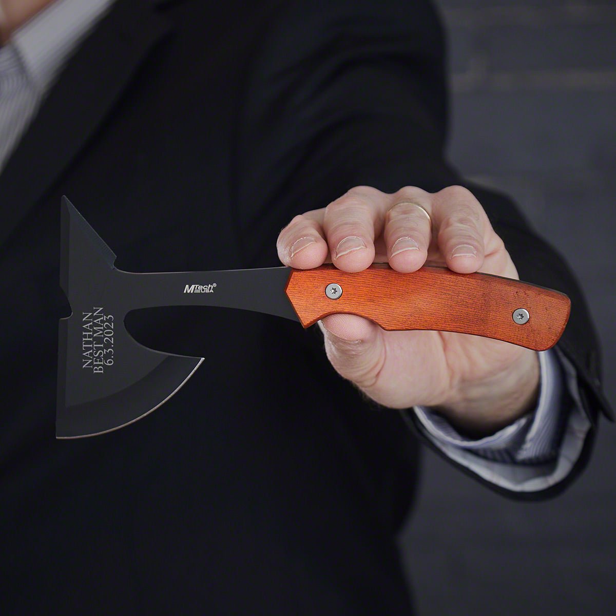 Personalized Hatchets Cool Gifts for Groomsmen Set of 5 Axes