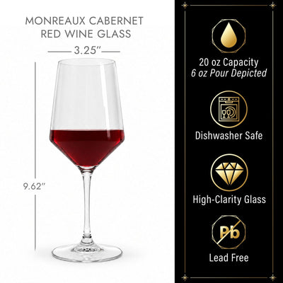 Personalized Montreux Cabernet Red Wine Glasses