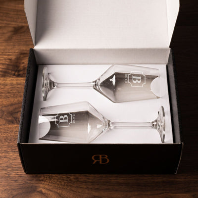 Personalized Montreux Cabernet Red Wine Glasses