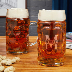 Two Oktoberfest Beer Mugs
