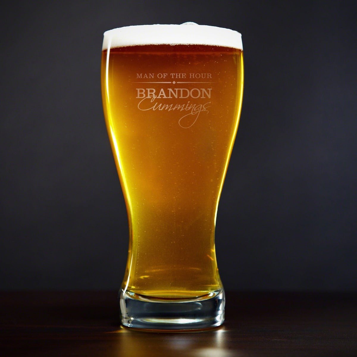 Personalized Pilsner Glass