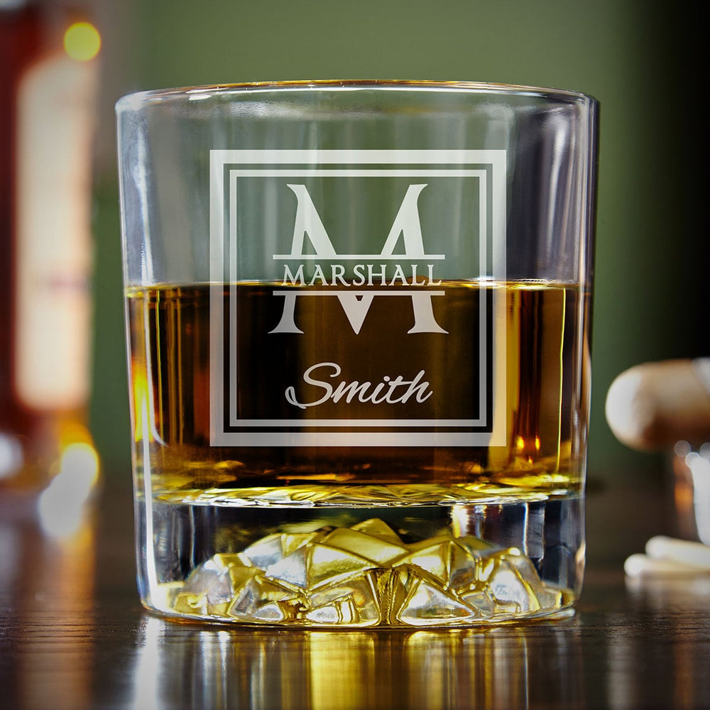 Custom Glacier Bottom Rocks Glass for Whiskey