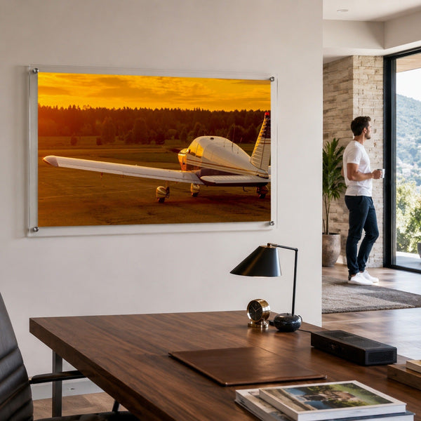Piper, Cleared for Sunset Acrylic Wall Art Print