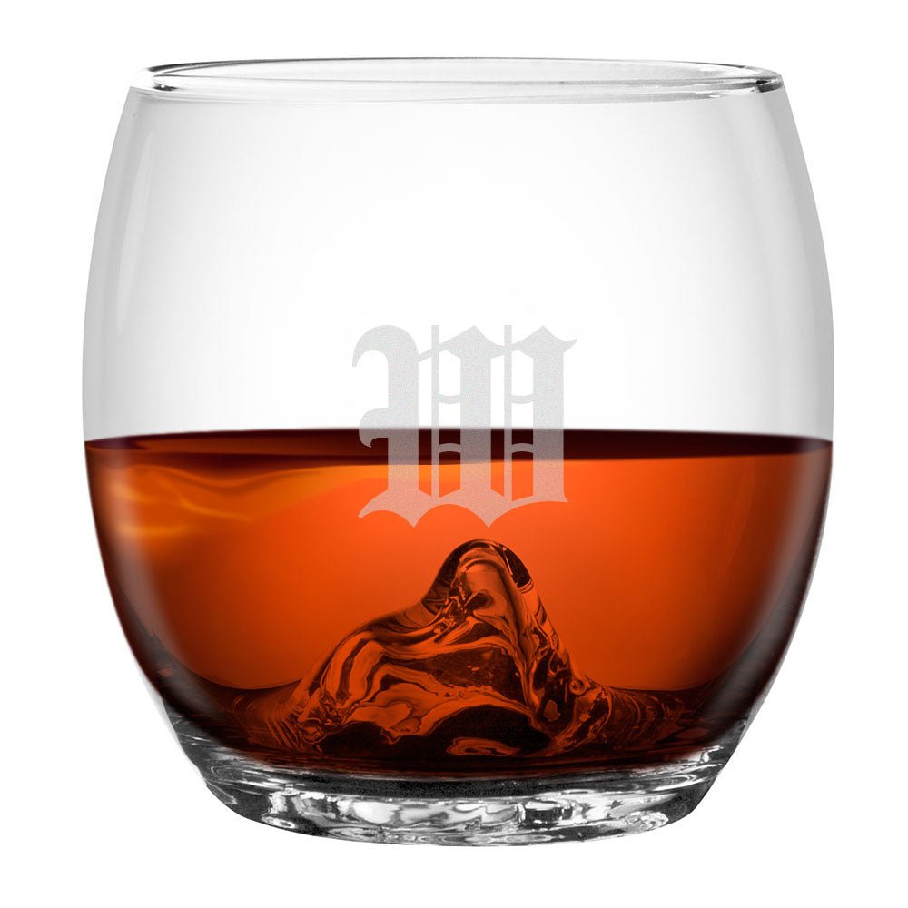 Roller Rock Glass (Engravable)