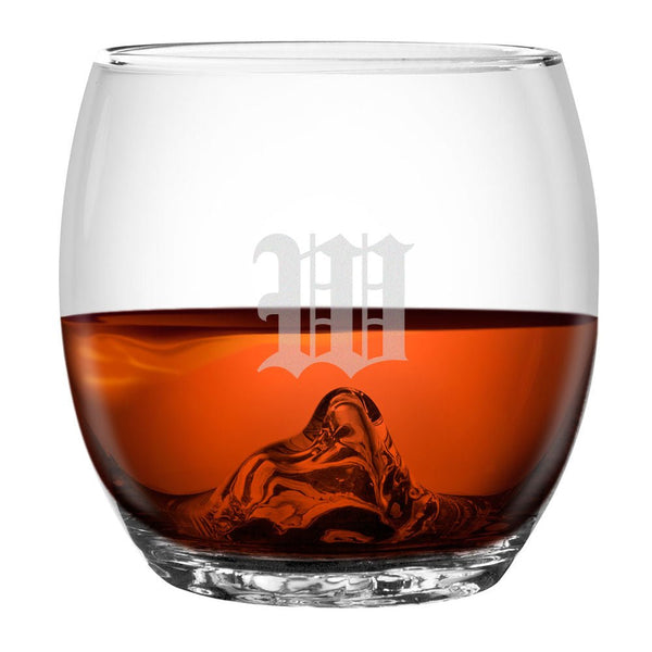 Roller Rock Glass (Engravable)