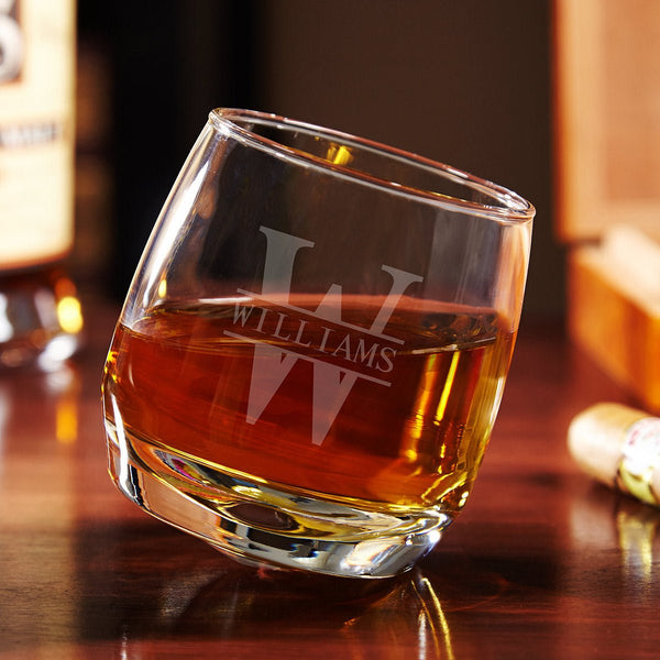 Roly Poly Rocking Whiskey Glasses, Set of 4