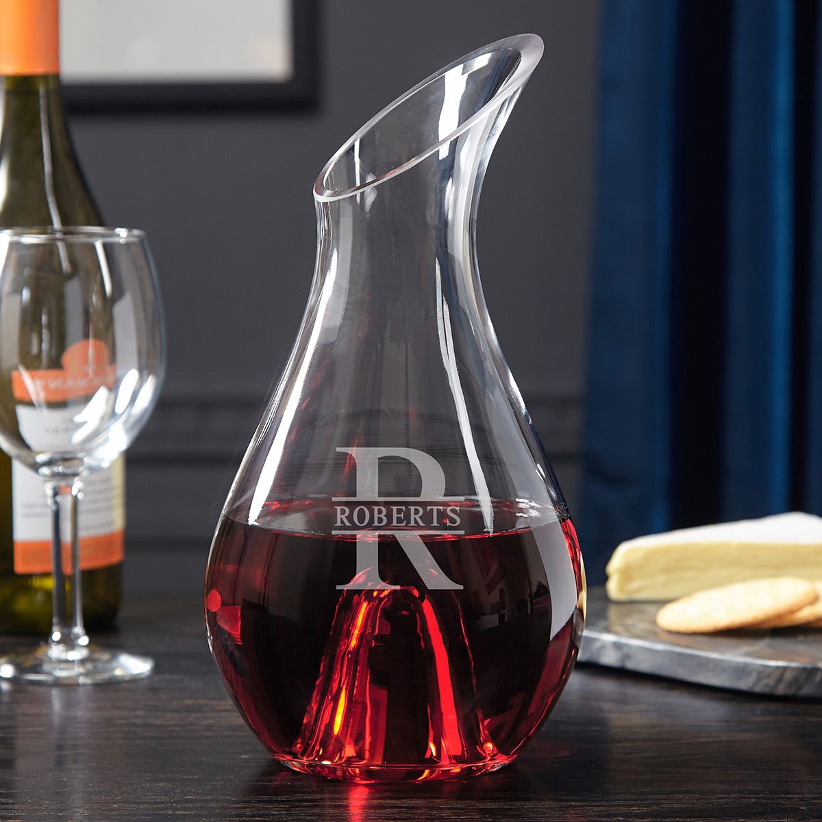 Salvestro Engraved Wine Decanter