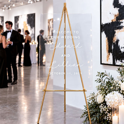 Simply Ever After Personalized Wedding Welcome Sign