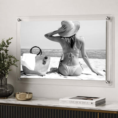 Tan Lines Pending Black & White Acrylic Wall Art Print