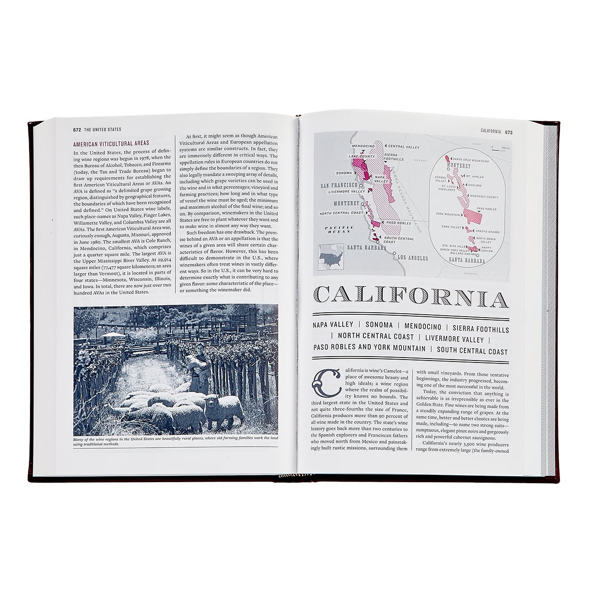 The Wine Bible, Personalized Burgundy Leather Bound Book