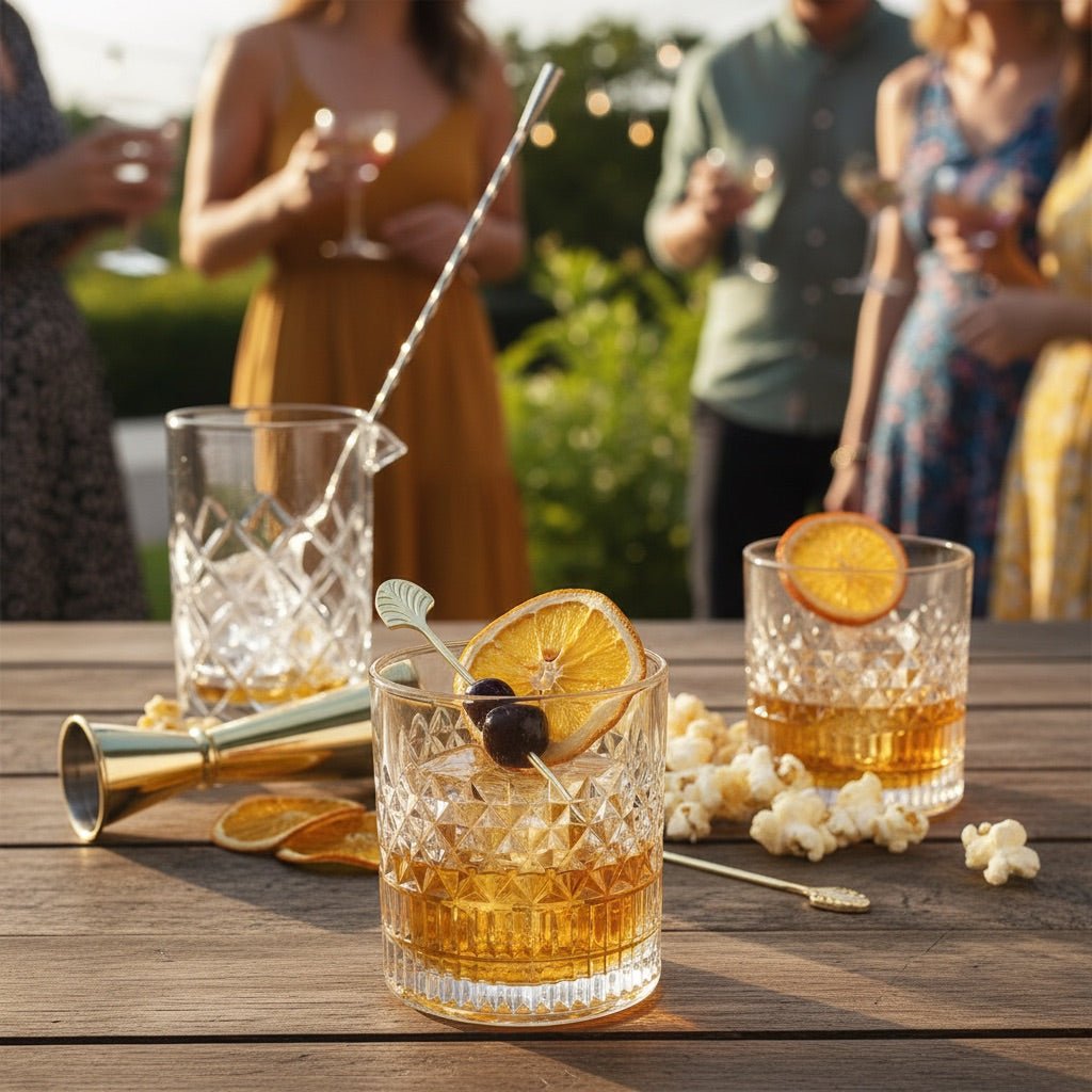 Truman Cocktail Glasses & Mixology Set