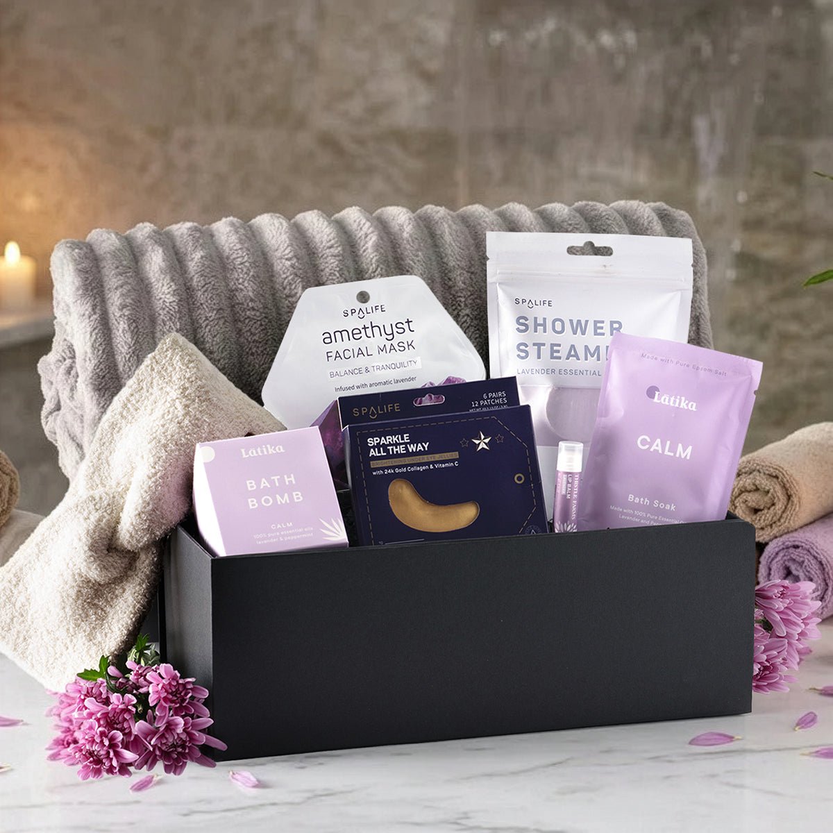 Vienna Lavender Self-Care Spa Gift Basket