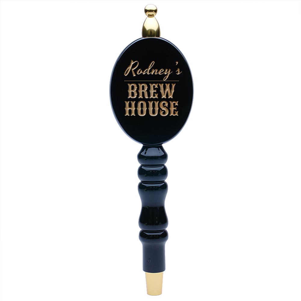 Personal Brew House Black Beer Tap Handle