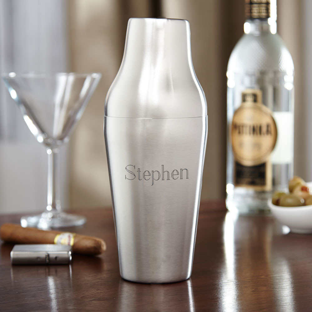 French Engraveable Cocktail Shaker