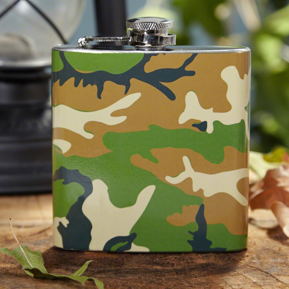 Hunters & Soldiers Camouflage Liquor Flask