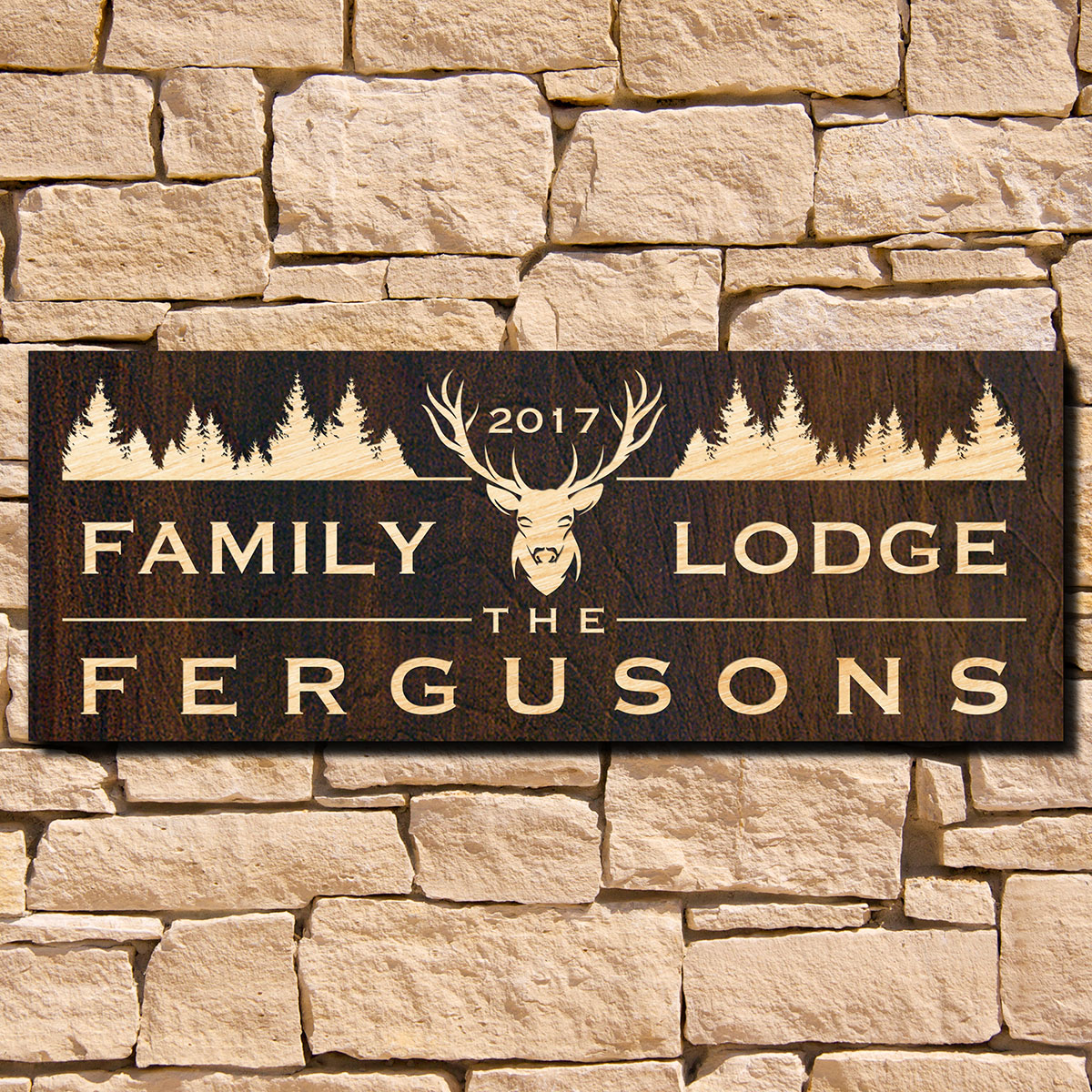 Deershead Lodge Custom Sign (Signature Series)