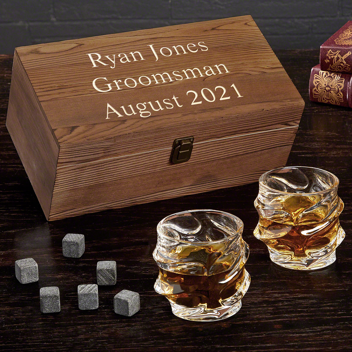 Personalized Whiskey Glass Set