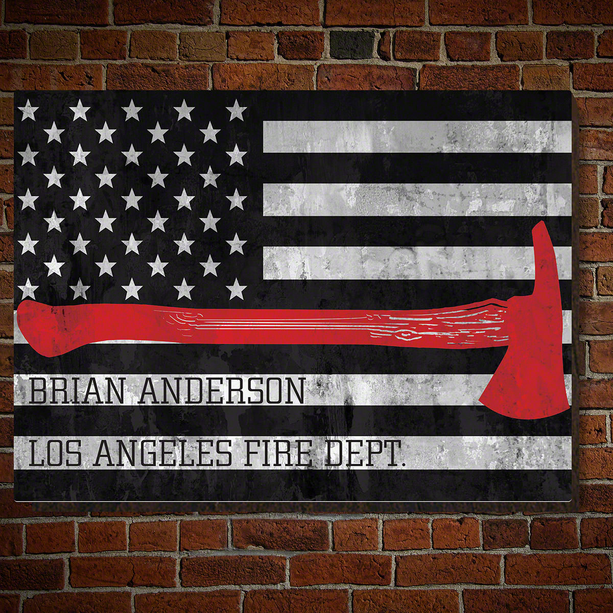 Wildlands Fire Axe Custom Sign – Gift for Firefighters