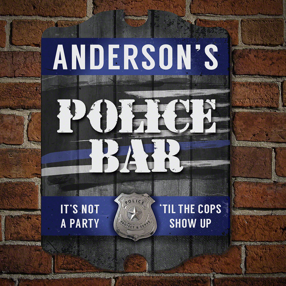 Not a Cop Party Personalized Sign - Gift for Cops