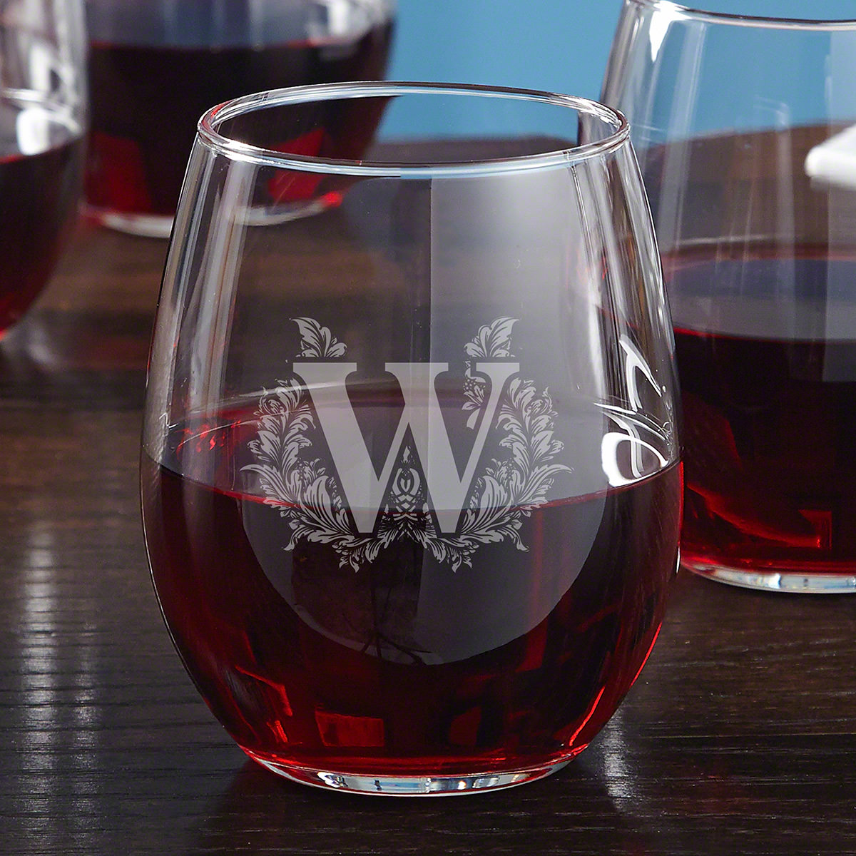 Highbury Stemless Personalized Wine Glass