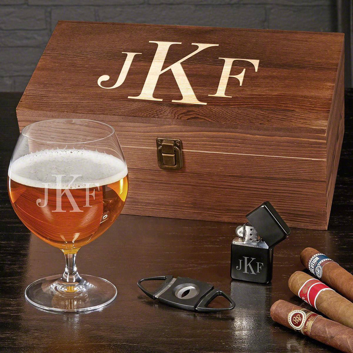 Classic Monogram Personalized Opus Gifts for Beer Lovers