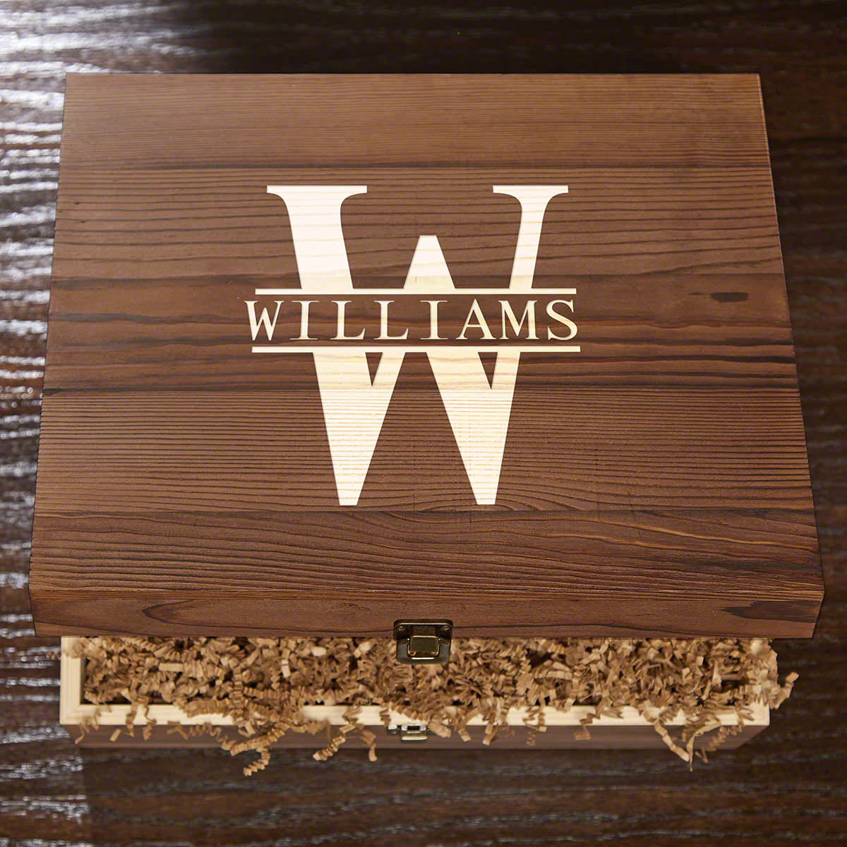 Medium Wooden Gift Box Custom Oakmont