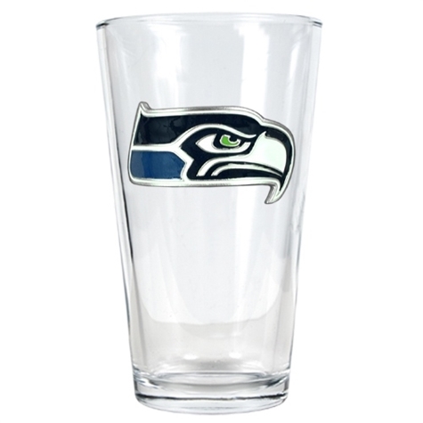 Seattle Seahawks Pint Glass (Engravable)