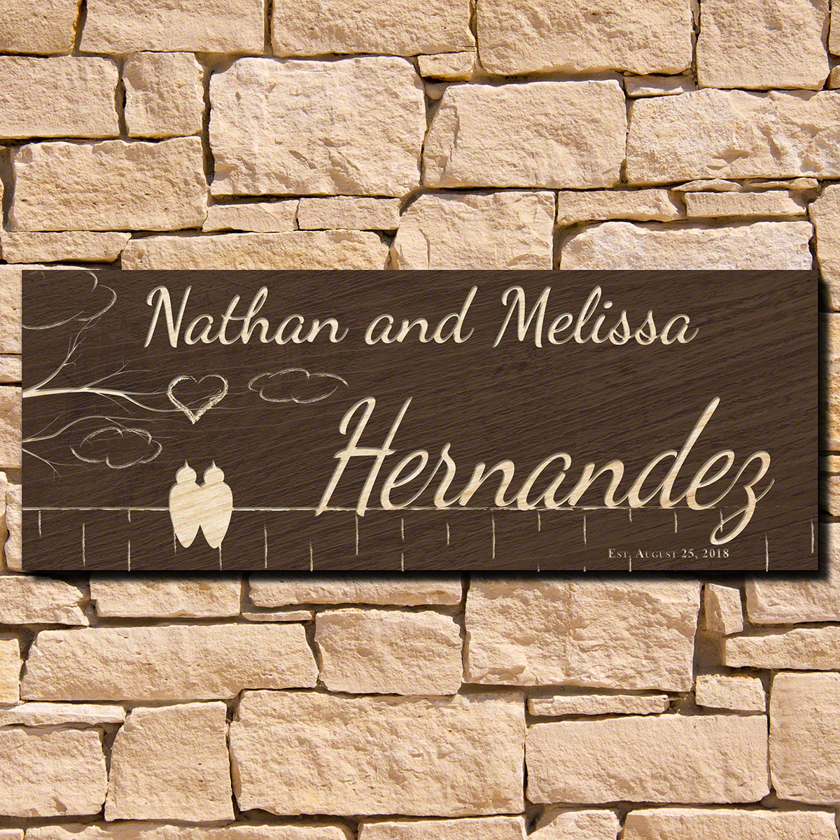 Birds of a Feather Custom Wall Decor Sign (Signature Series)