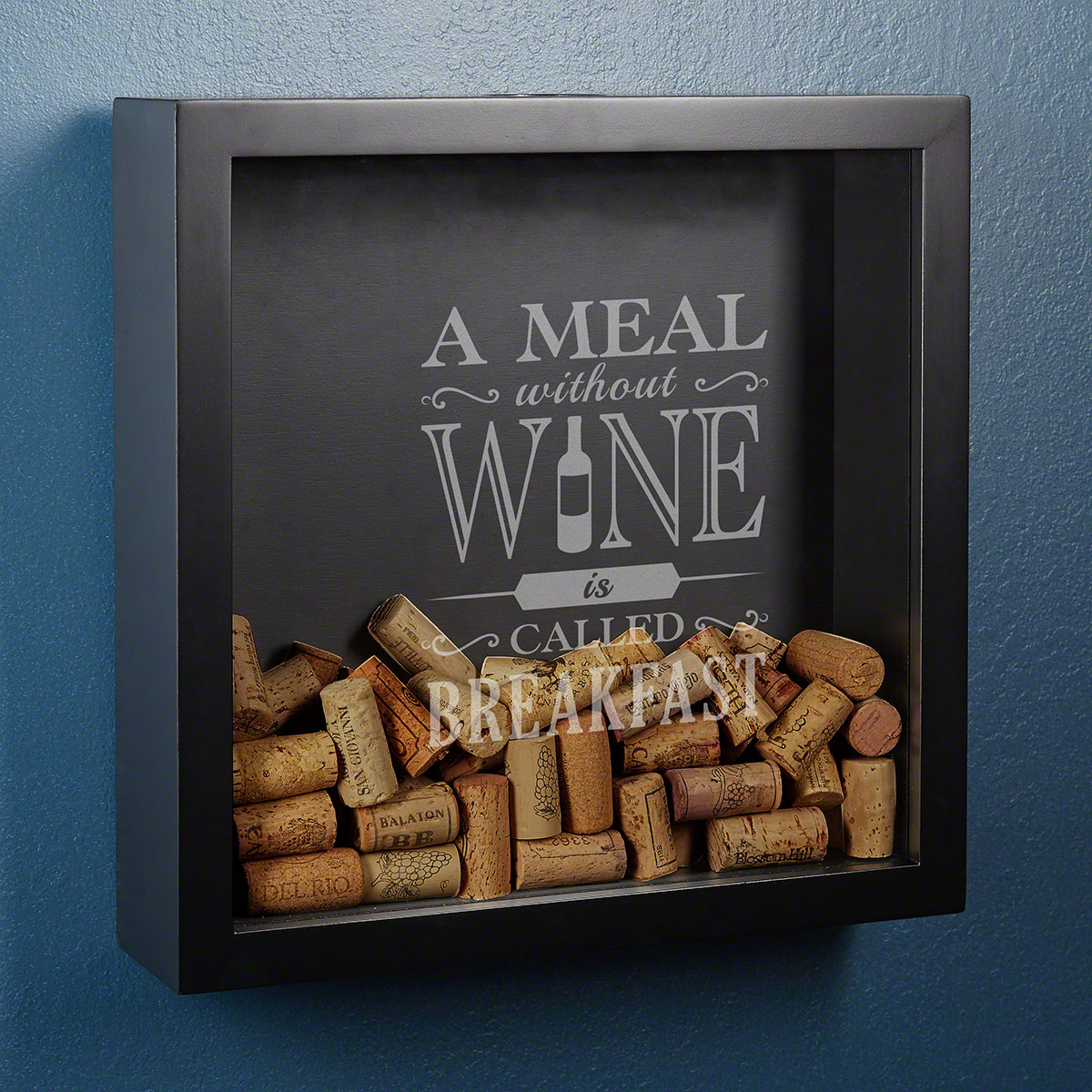 Meal Without Wine Custom Shadow Box