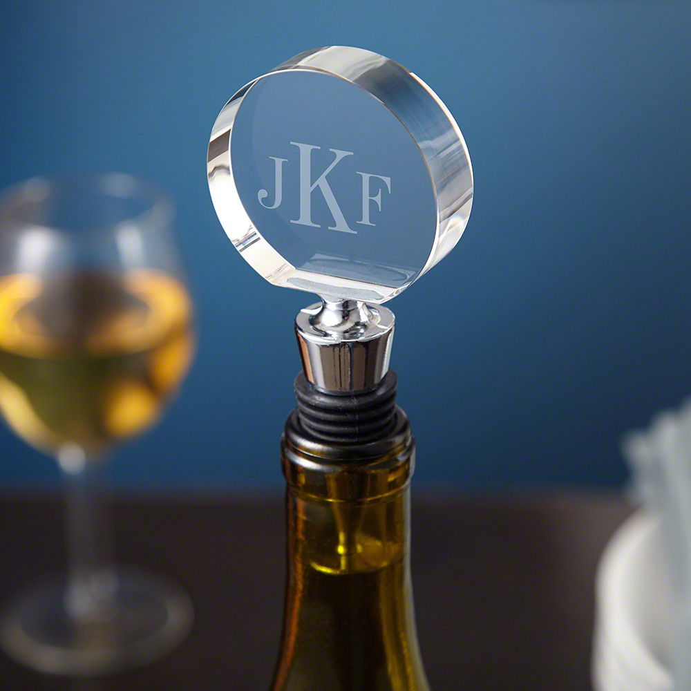 Personalized Name Custom Initial Wine Bottle Stopper 