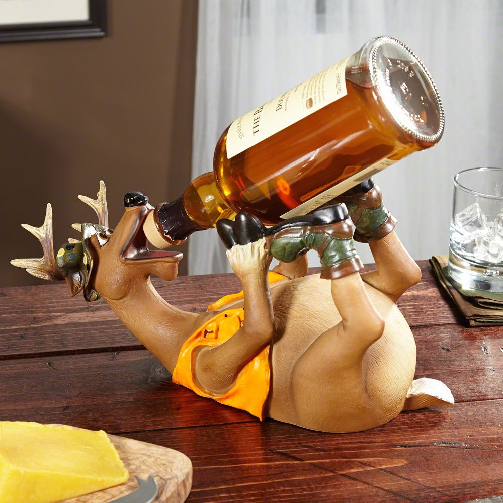 Drunken Deer Wine Bottle Holder